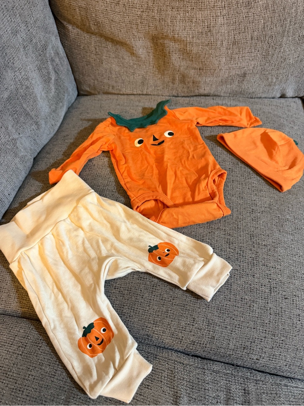 H&M Orange & Cream Pumpkin Costume Set